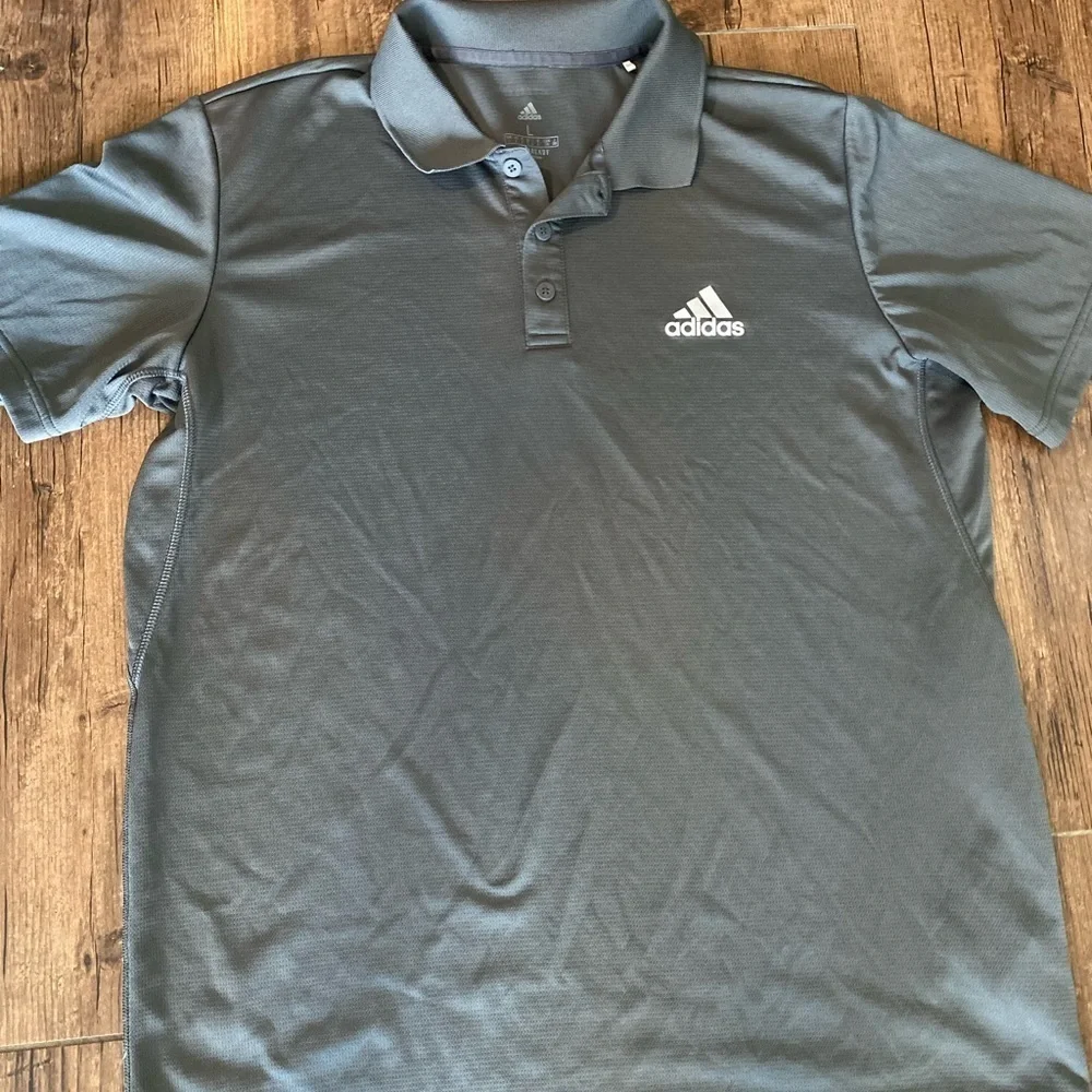 Adidas Black Performance Polo Shirt L